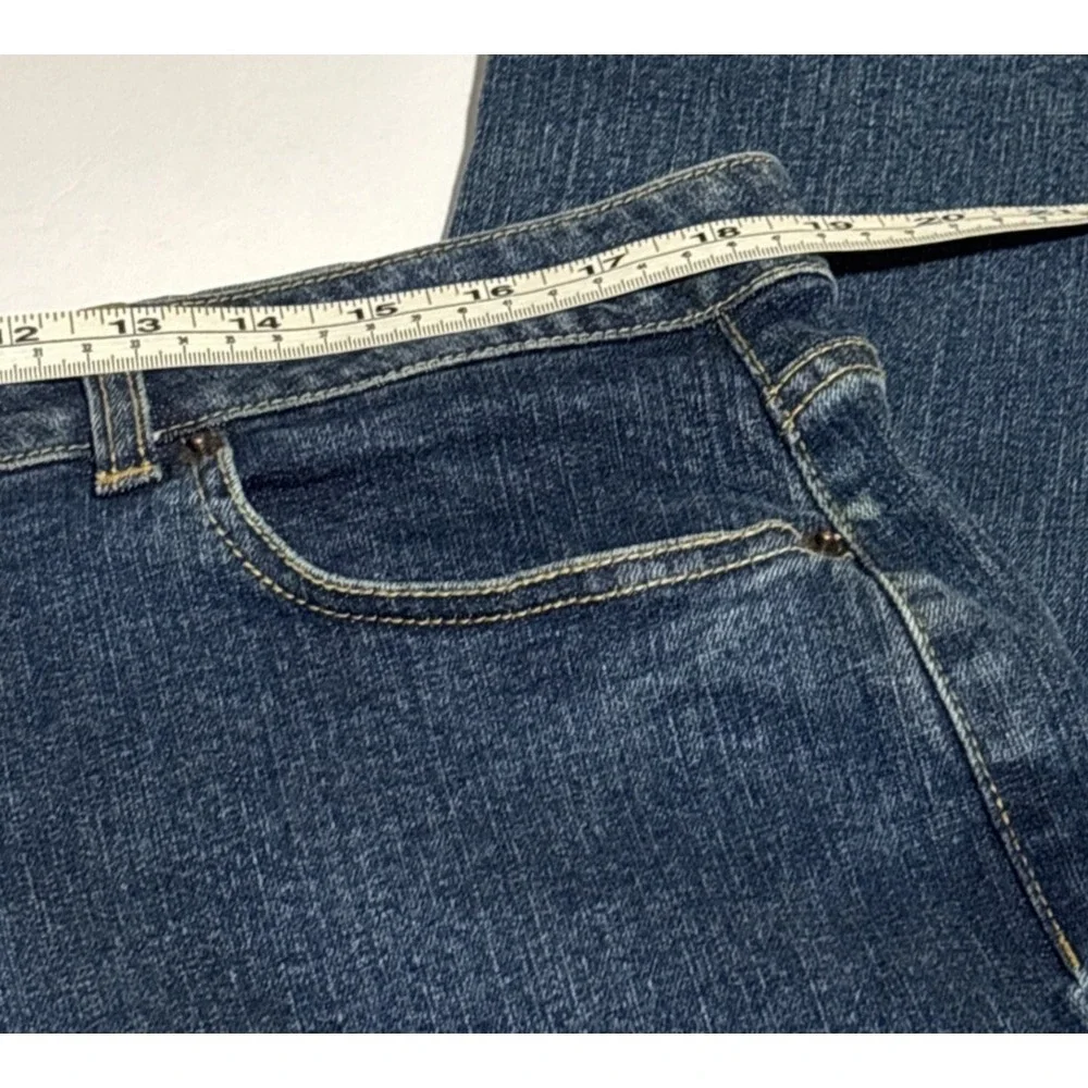 Route 66 Original Women's Size 18A Stretch Dark Blue Denim Jeans‎ Mid Rise
